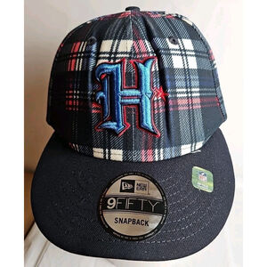 Houston Texans New Era Men's NFL Sideline 9FIFTY H-Town Snapback Hat Cap Plaid